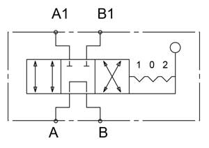 Hydraulic scheme of AV-R-03-G